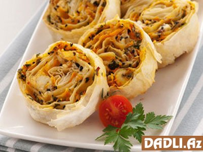 Pendirli-yerkökülü börək resepti