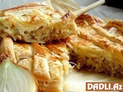 Soğanlı piroq resepti