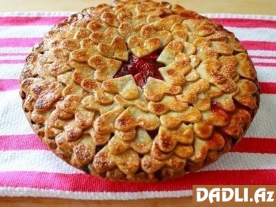 Çiyələkli ürək resepti - FOTO RESEPT