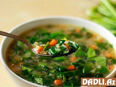Təzə gicitkən şorbası resepti