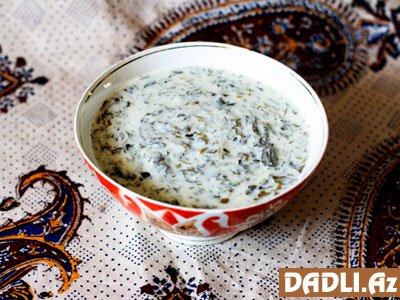 Noxudlu dovğa resepti